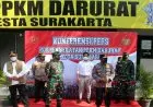 Panglima TNI dan Kapolri Tinjau Pos Penyekatan PPKM Darurat di Solo