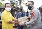 Polrestabes Bandung Gandeng Paguyuban Tinghoa Bagikan Ribuan Sembako