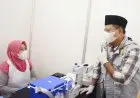 Uu Ruzhanul Tinjau Sentra Vaksinasi BPBD Jabar di Karawang dan Bekasi