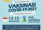 Percepat Cakupan Vaksinasi, JQR Gelar Vaksinasi Untuk 3000 Peserta