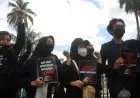 Foto: Aksi Long March Poros Revolusi Mahasiswa Bandung