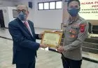 Sip! Polres Bogor Dapat Penghargaan dari Kedubes Yaman