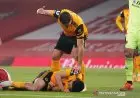 Ajaib! Raul Jimenez Selamat dari Patah Tulang Tengkorak