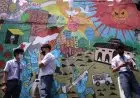 Foto: Mural Perjuangan Tenaga Kesehatan dalam Menangani Covid-19