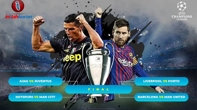 Kans Besar Messi vs Ronaldo di Final Liga Champions