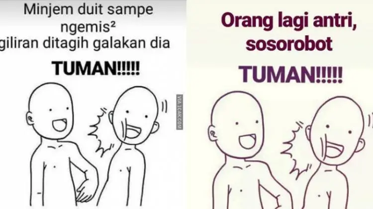 Meme 'Tuman' Lagi Viral, Dua Warga Ini Mendadak Terkenal