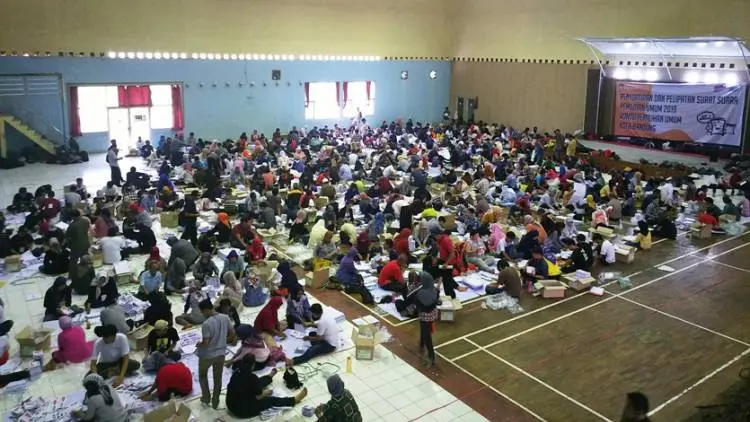 Pelipatan Surat Suara di Kota Bandung Libatkan 600 Pekerja
