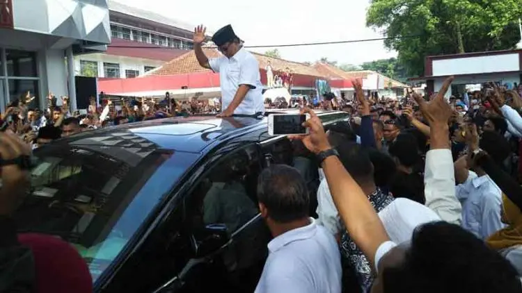 Mengunjungi Bandung, Prabowo Subianto ke UKRI