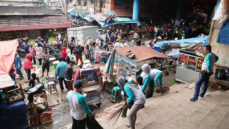 Kementerian LHK, Dinas LH, dan PD PPJ Bebersih Pasar Bogor