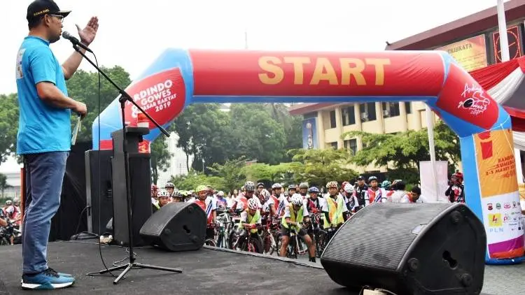 Ridwan Kamil Lepas Pesepeda "Gowes Ardindo"