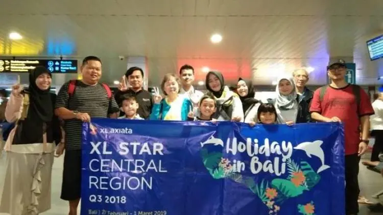 XL Berangkatkan 30 Mitra Outlet ke Bali 