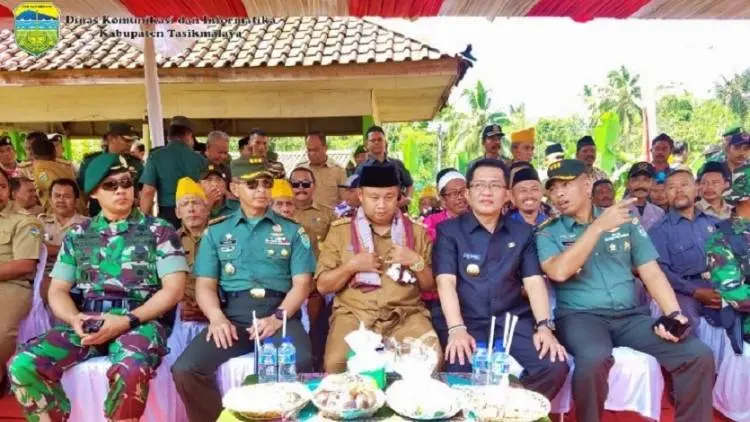 Bupati Tasikmalaya Hadiri Acara TMMD ke-104