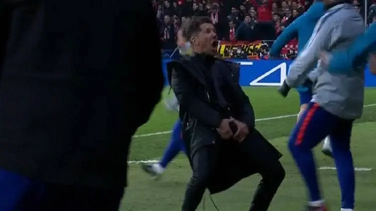 Selebrasi 'Selangkangan' Simeone Berbuah Sanksi