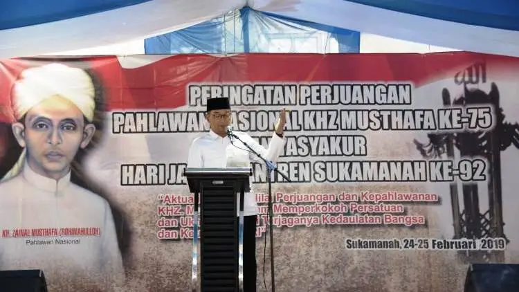 Terinspirasi KH. Zainal Mustafa, Ridwan Kamil: Jadilah Manusia Terbaik
