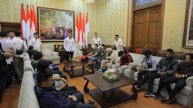 Ruangan Wali Kota Bogor Bima Arya Diduduki HMI