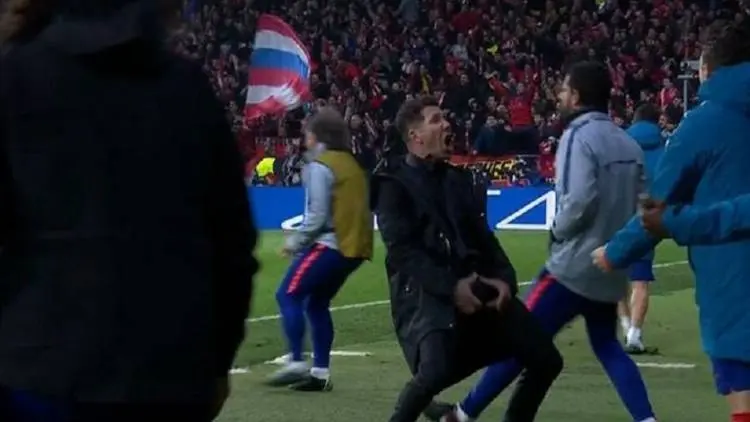Heboh...Selebrasi 'Selangkangan' Diego Simeone