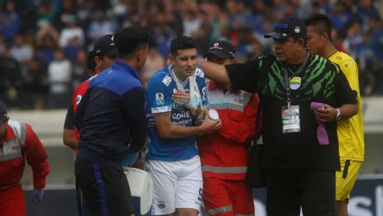 Persib Dipastikan Tanpa Vizcarra di Leg Kedua