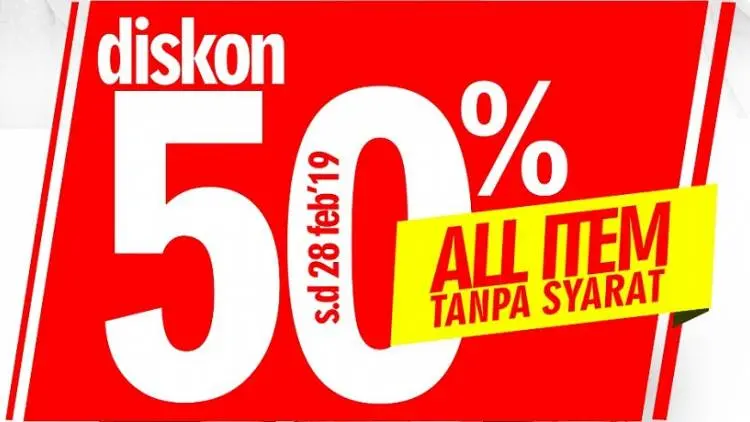 Serbu Rabbani... Ada Diskon 50% All Item Tanpa Syarat!