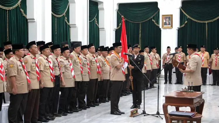 Budi Waseso Lantik Mabida Gerakan Pramuka Jabar