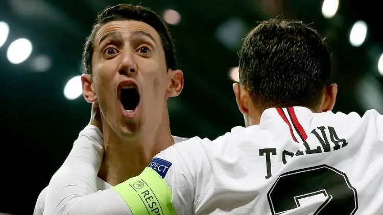 Tengilnya Di Maria, Teriaki Fans MU hingga Beraksi Pura-pura Minum Bir