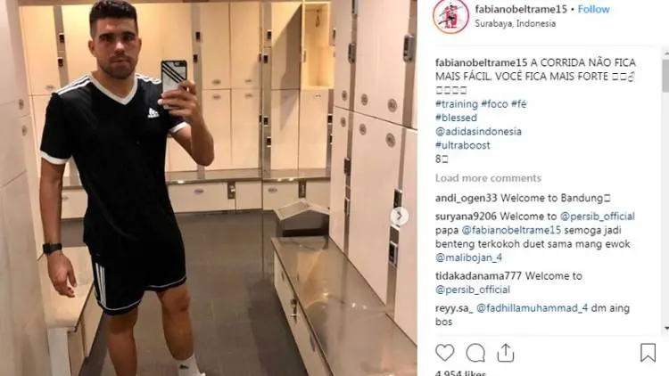 Nah...Bobotoh dan The Jak Rebutan di Instagram Fabiano Beltrame