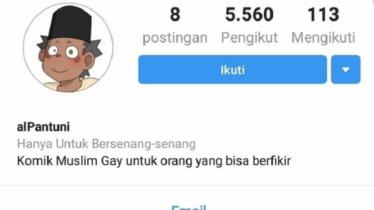 Akhirnya, Instagram Blokir Akun Komik Muslim Gay