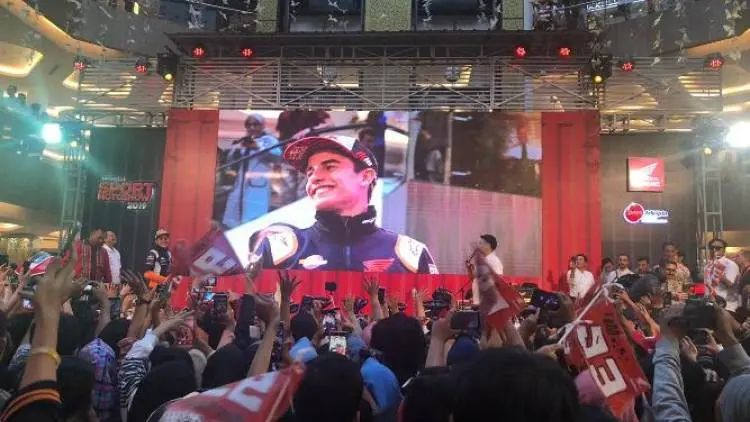 Marc Marquez Sapa Pengunjung HSM 2019 di Bandung