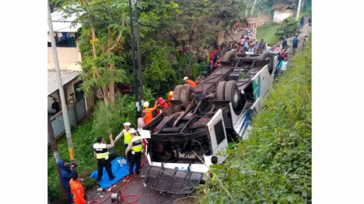 Kecelakaan Maut Cicalengka, Sopir Bus Jadi Tersangka