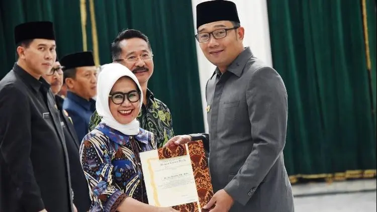 Gubernur Ridwan Kamil Lantik 105 Pejabat Struktural
