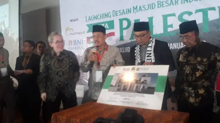 Sentuhan Jabar di Masjid Syek Ajlin Palestina