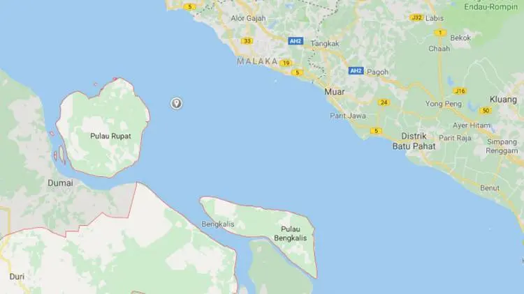 Kapal Tenggelam di Bengkalis Tiga Orang Hilang