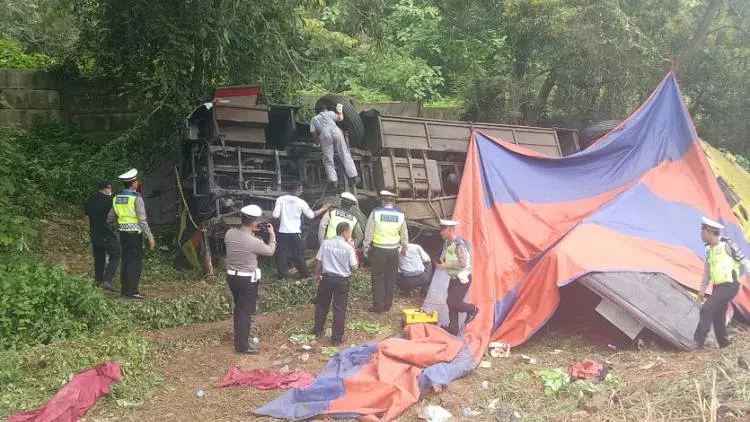 Olah TKP Kecelakaan Bima Suci, Ini yang Diperiksa Polisi