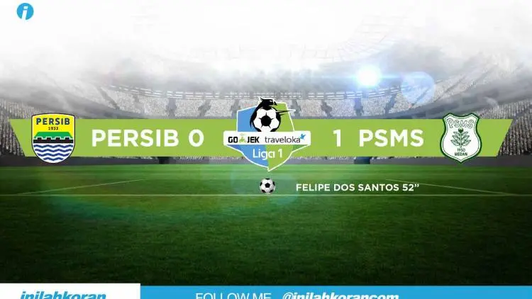 Duh, Persib Kalah dari PSMS 0-1