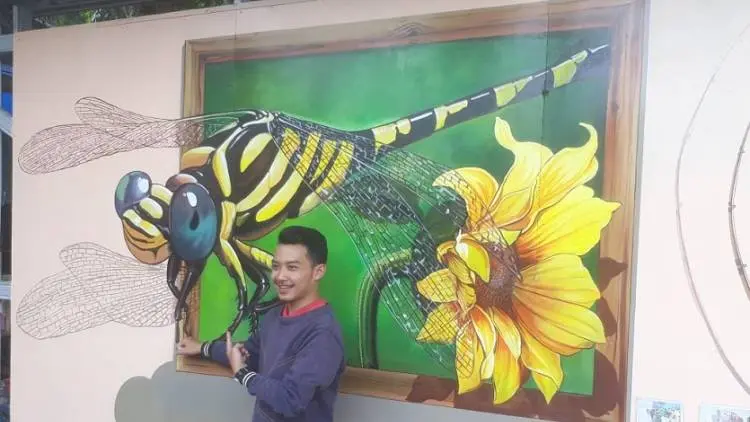 Mengunjungi Wisata Seni Lukis 3D di Kampung Jelekong Baleendah