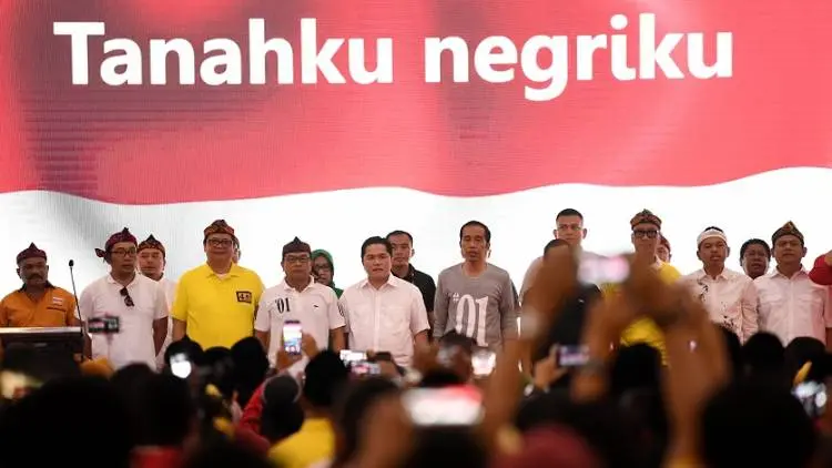 Jokowi Temui Caleg dari Partai Koalisi