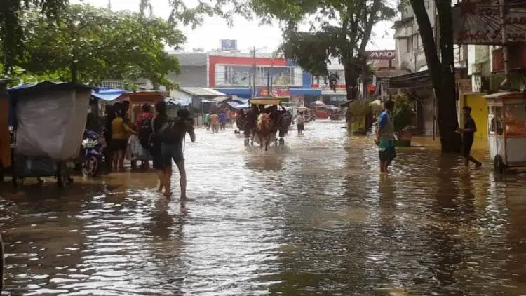 Tinggi Air Banjir Baleendah Mencapai Satu Meter