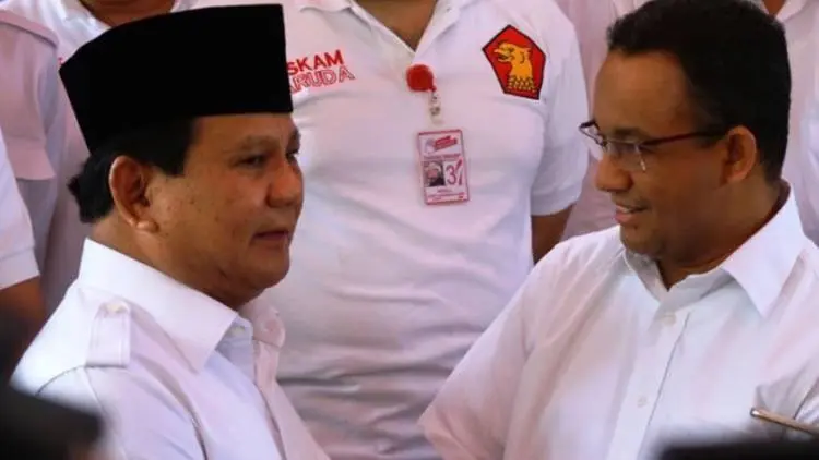 Anies Baswedan Dampingi Prabowo Menuju Arena Debat Pilpres?