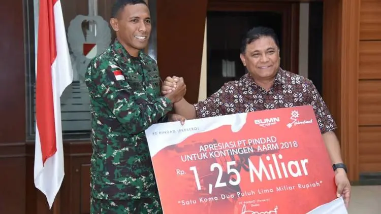 Pindad Apresiasi Prestasi Kontingen Penembak TNI AD