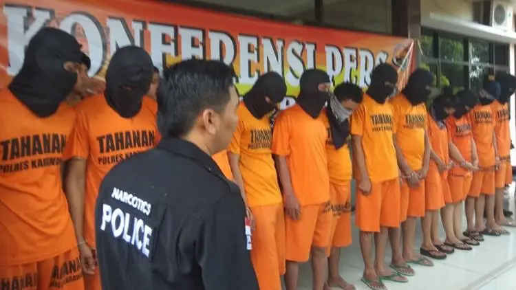 26 Pengedar Narkoba di Karawang Diringkus