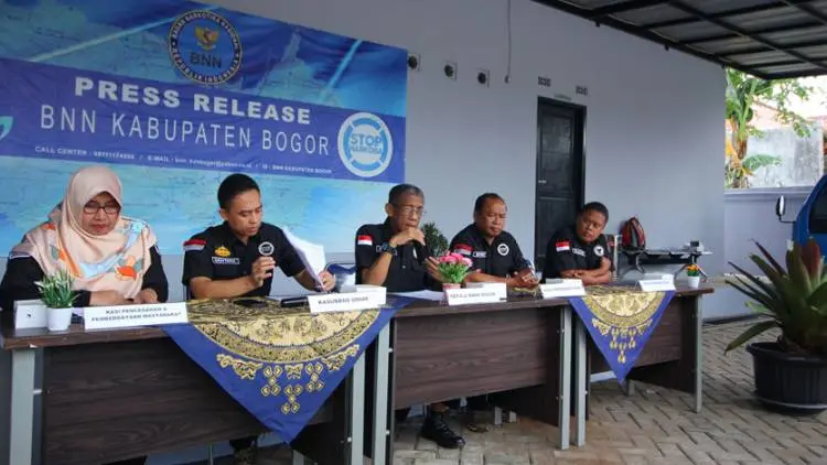 Setahun, BNNK Bogor Amankan 500 Gram Sabu-sabu