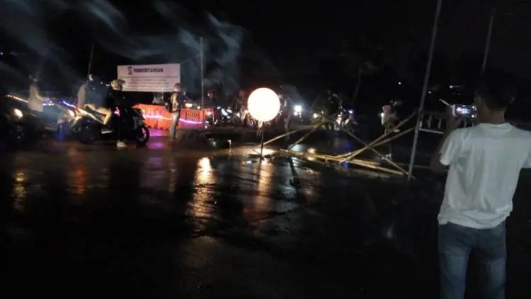Belum Sehari, Jalan R3 Dijebol Pengendara