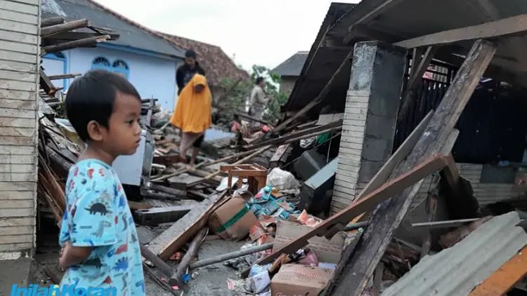 Update Korban Tsunami: 43 Meninggal, 584 Luka-Luka, 2 Orang Hilang
