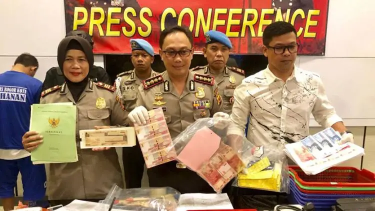 Dari Kasus Narkoba, Pengedar Uang Palsu Diciduk Polisi Bogor