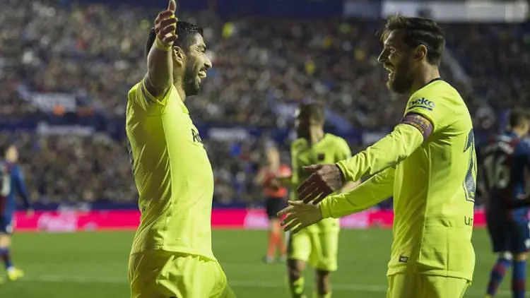 Cukup dengan Messi-Suarez, Barca Kalahkan Atletico dan Real Madrid