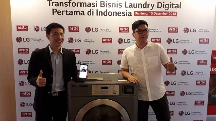  LG Gandeng Triton Dorong Bisnis Laundry Digital