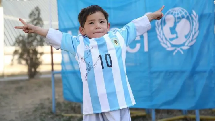 Messi Kecil dari Afghanistan Mengungsi karena Diancam Kelompok Taliban