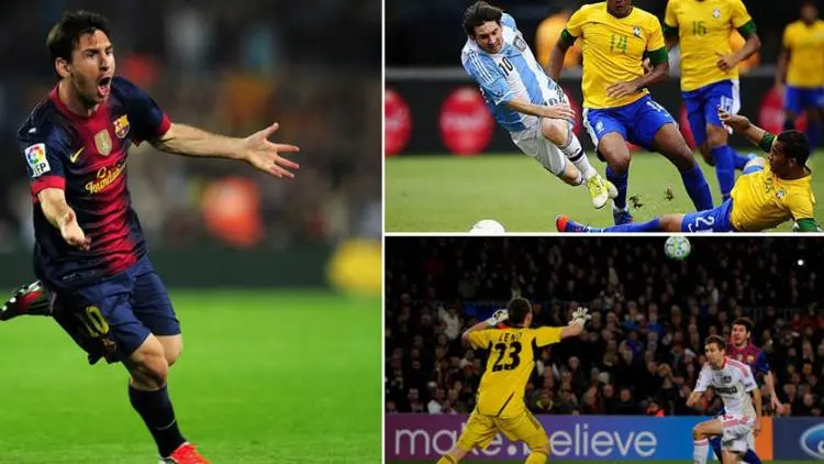 Inilah Lima  Gol Terbaik Messi yang Melawan Logika