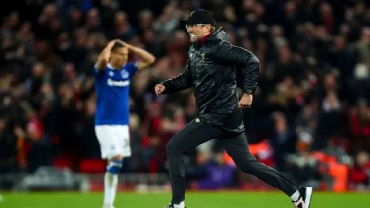 Selebrasi 'Brutal' Klopp Iringi Kemenangan Dramatis Liverpool 