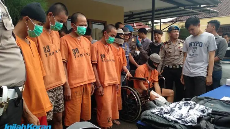 8 Pelaku Pecah Kaca Diringkus, 2 Ditembak Kaki