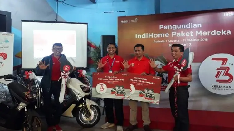  Pelanggan Indihome di Jabar Tumbuh 135%